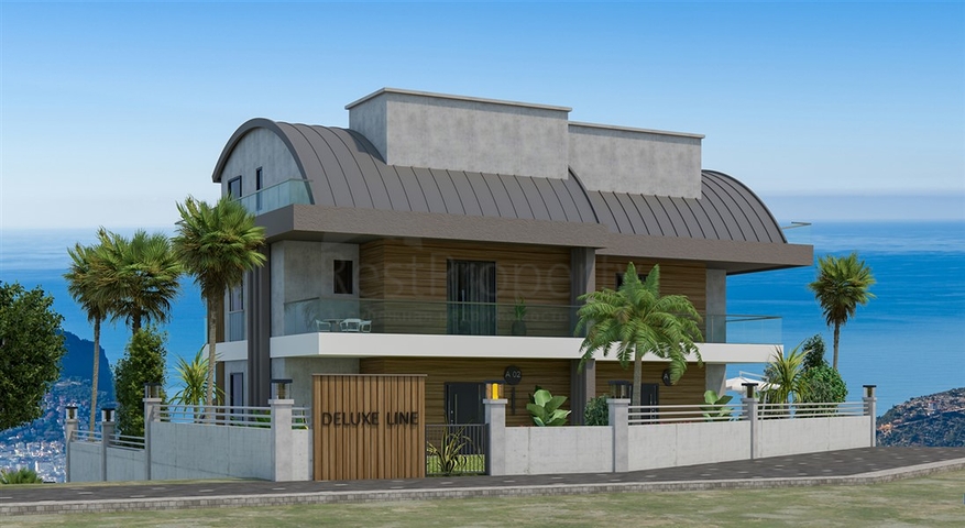 Новый проект вилл в центре Алании