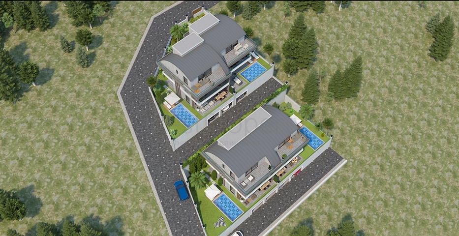 Новый проект вилл в центре Алании