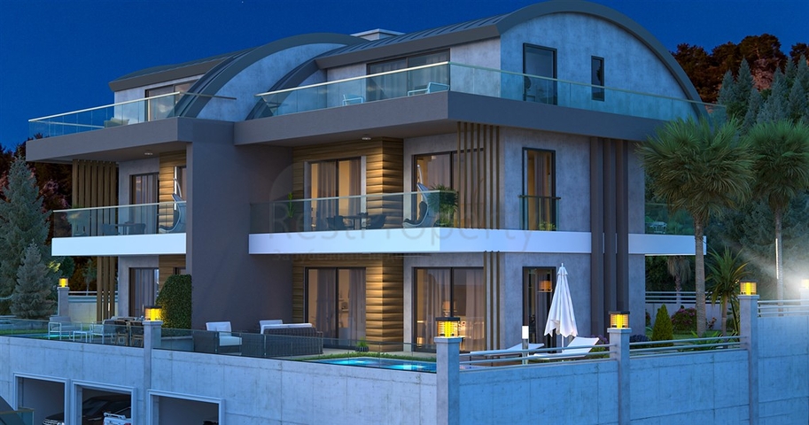 Новый проект вилл в центре Алании