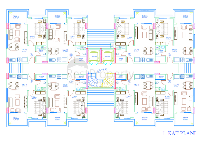 Проект для жизни и инвестиций в 200 м от моря в курортном районе 