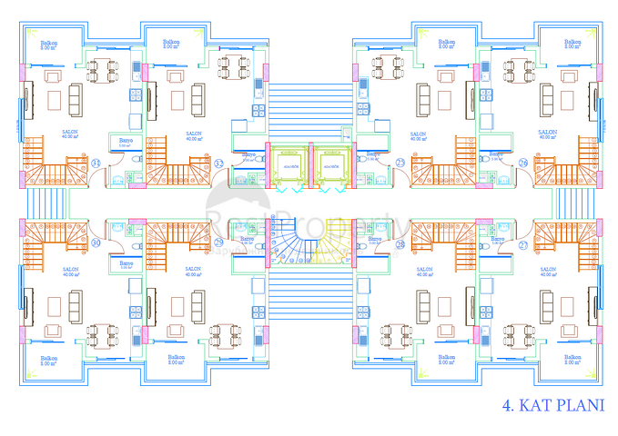 Проект для жизни и инвестиций в 200 м от моря в курортном районе 