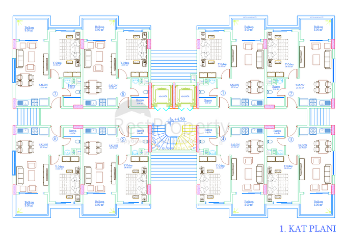 Проект для жизни и инвестиций в 200 м от моря в курортном районе 