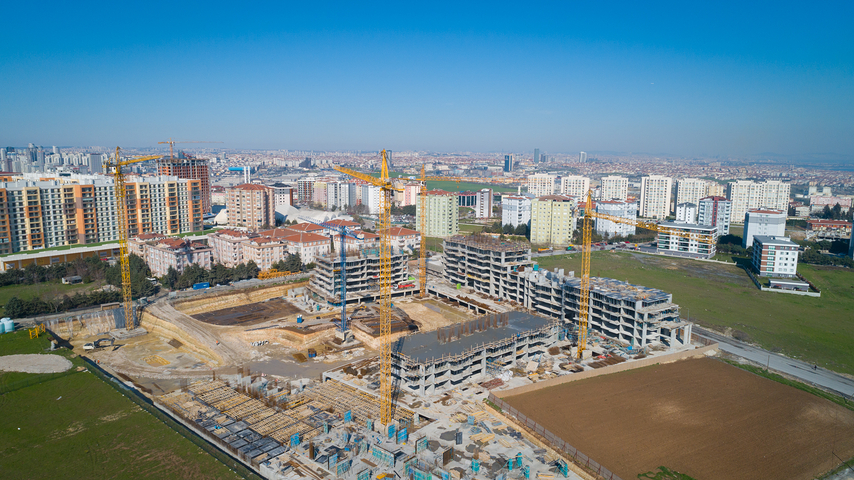 Проект в который входят частные террасы с садом