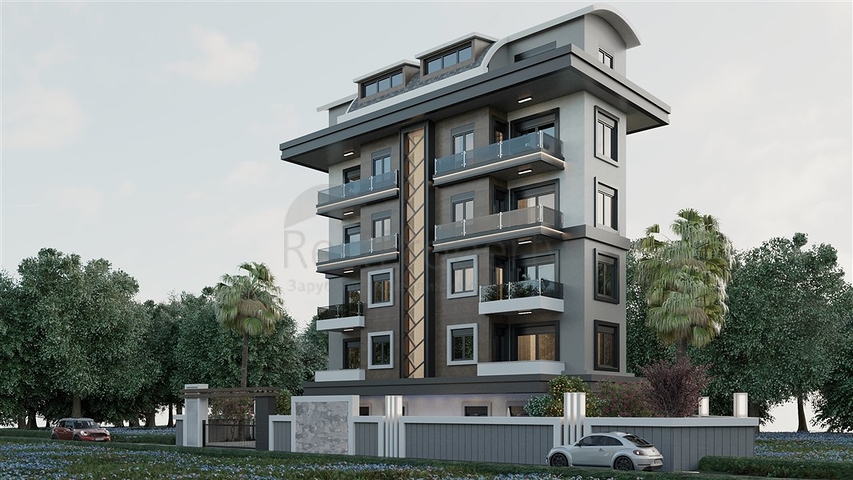 Строящийся комплекс в районе Оба