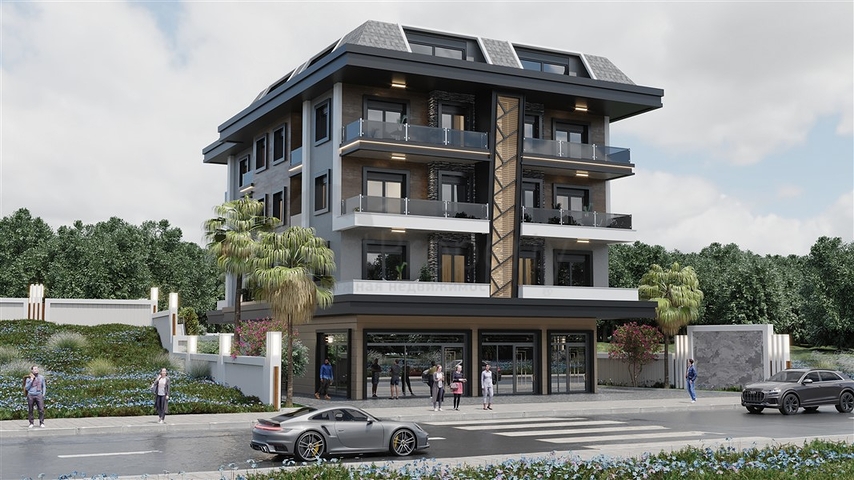 Новый жилой комплекс в 400 м от моря в районе Кестель 