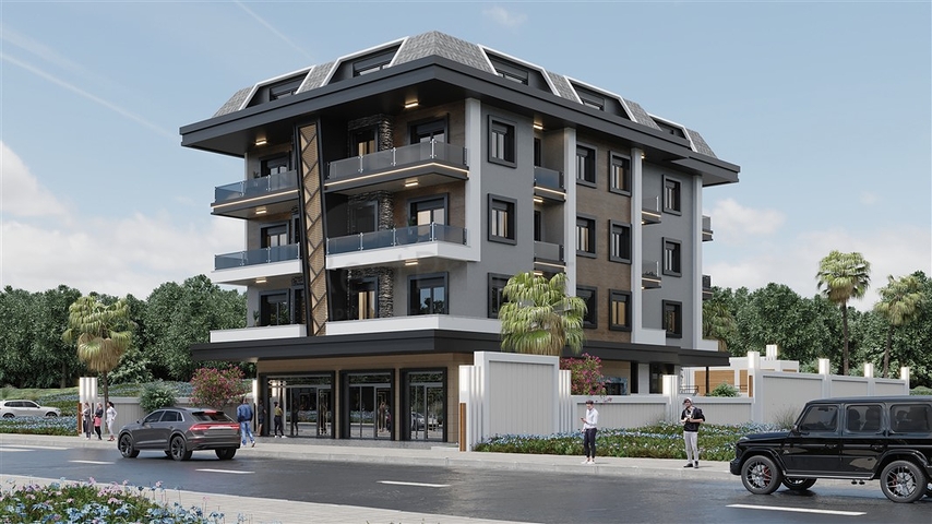 Новый жилой комплекс в 400 м от моря в районе Кестель 