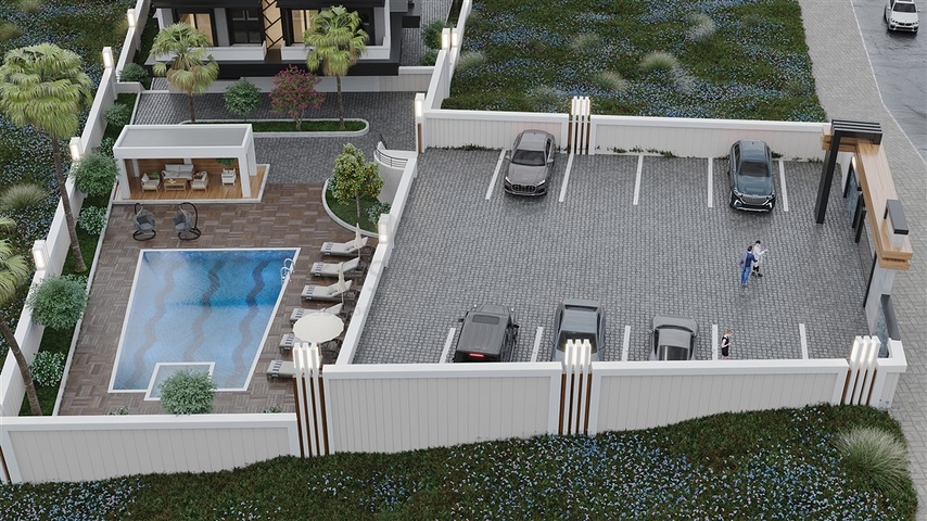 Новый жилой комплекс в 400 м от моря в районе Кестель 