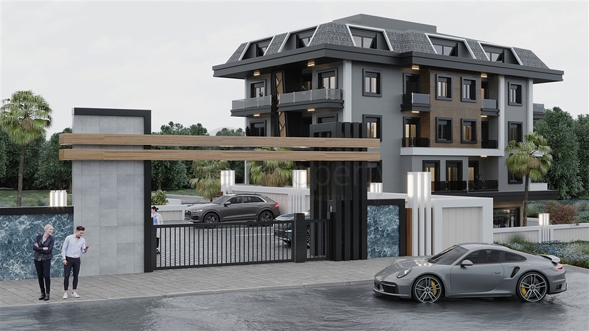 Новый жилой комплекс в 400 м от моря в районе Кестель 