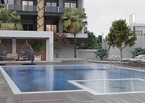 Новый жилой комплекс в 400 м от моря в районе Кестель 