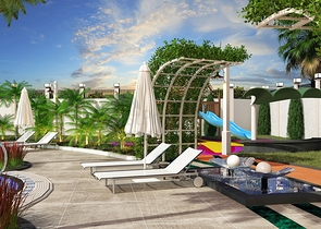 Апартаменты 1+1 в цeнтре Алании