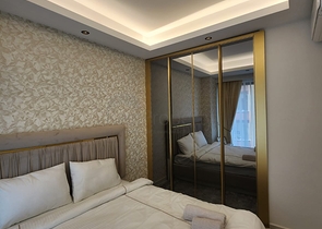 Двухкомнатная квартира в комплексе на первой линии в Махмутларе