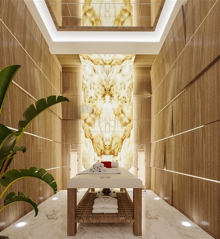 Квартира планировкой 1+1 в современном комплексе в Махмутларе