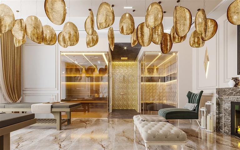 Квартира планировкой 1+1 в современном комплексе в Махмутларе