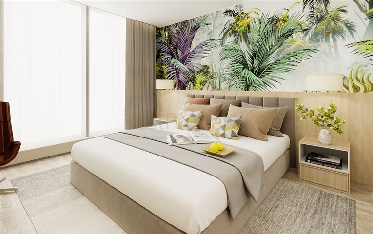 Квартира планировкой 1+1 в современном комплексе в Махмутларе