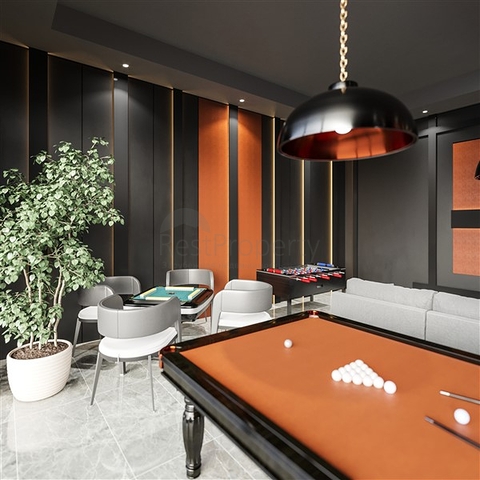 Квартира планировкой 1+1 в современном комплексе в Махмутларе