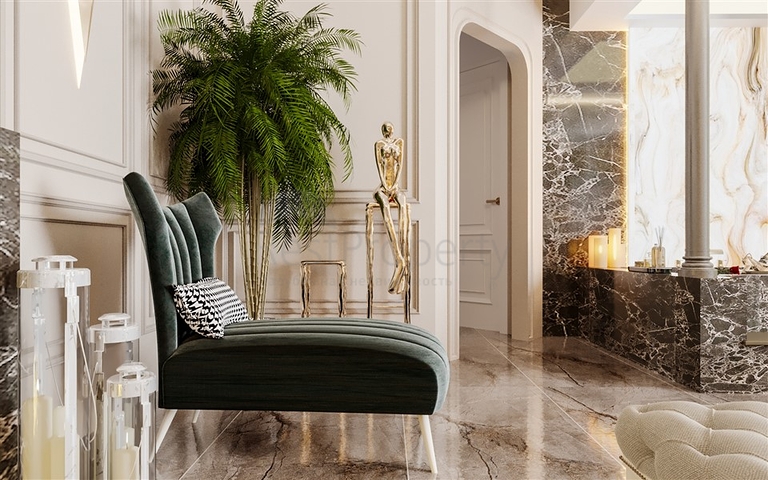 Квартира планировкой 1+1 в современном комплексе в Махмутларе