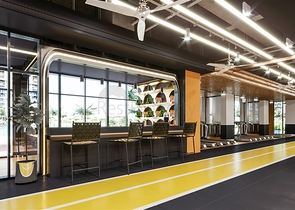 Квартира планировкой 1+1 в современном комплексе в Махмутларе