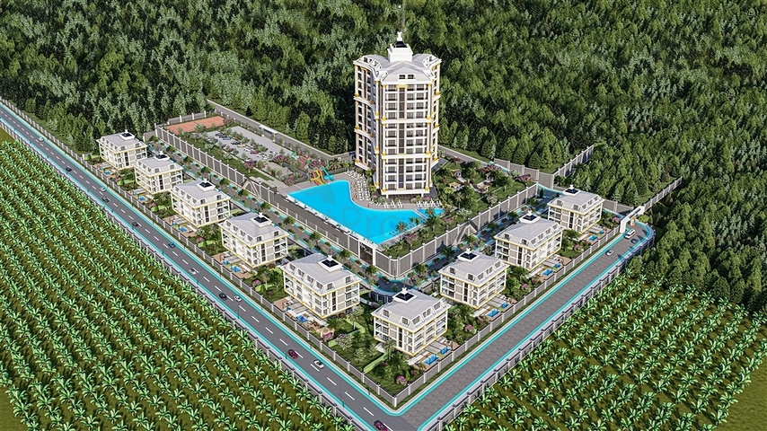 Новый масштабный проект в районе Махмутлар 