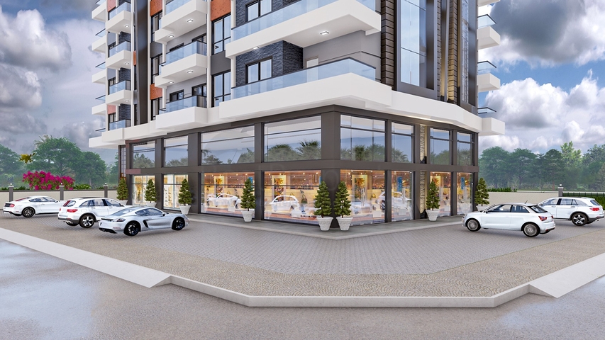 Новый комплекс в Махмутларе в 400м от моря