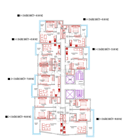 Новый комплекс в Махмутларе в 400м от моря
