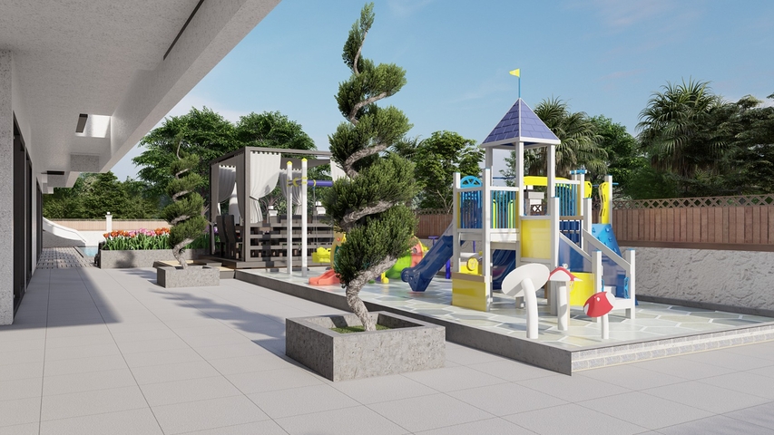 Новый проект в районе Махмутлар в 600 м от моря 