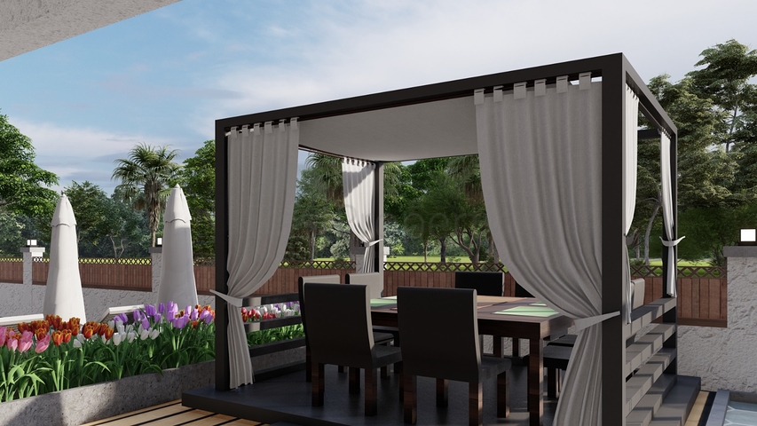 Новый проект в районе Махмутлар в 600 м от моря 