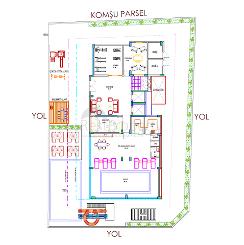 Новый проект в районе Махмутлар в 600 м от моря 