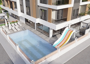 Новый проект в районе Махмутлар в 600 м от моря 