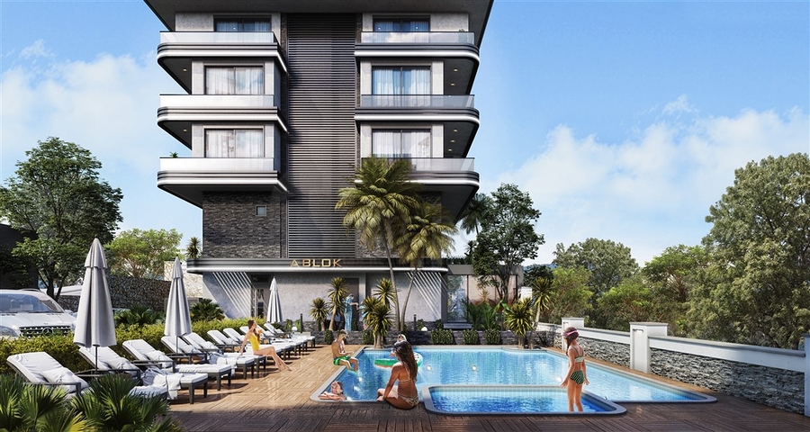 Строящийся комплекс в районе Оба