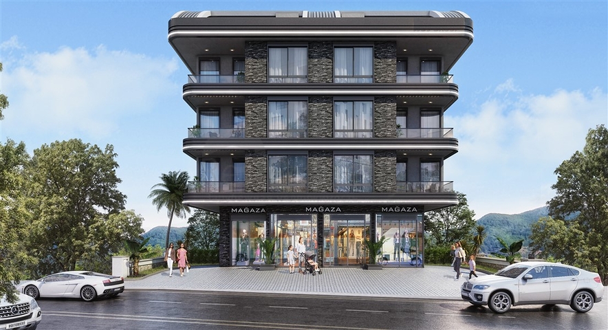 Строящийся комплекс в районе Оба