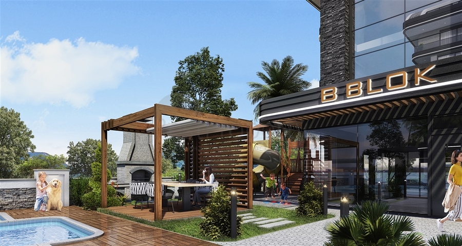 Строящийся комплекс в районе Оба