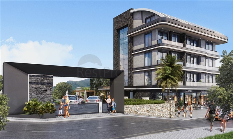 Строящийся комплекс в районе Оба