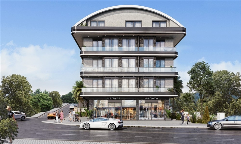 Строящийся комплекс в районе Оба