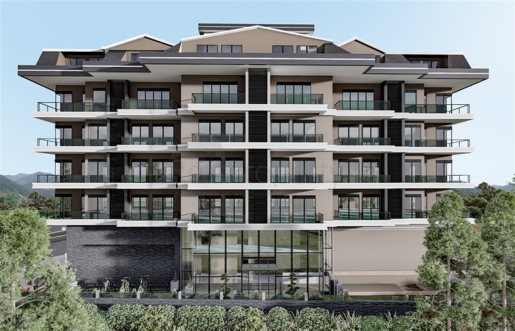 Новый строящийся проект в районе Махмутлар