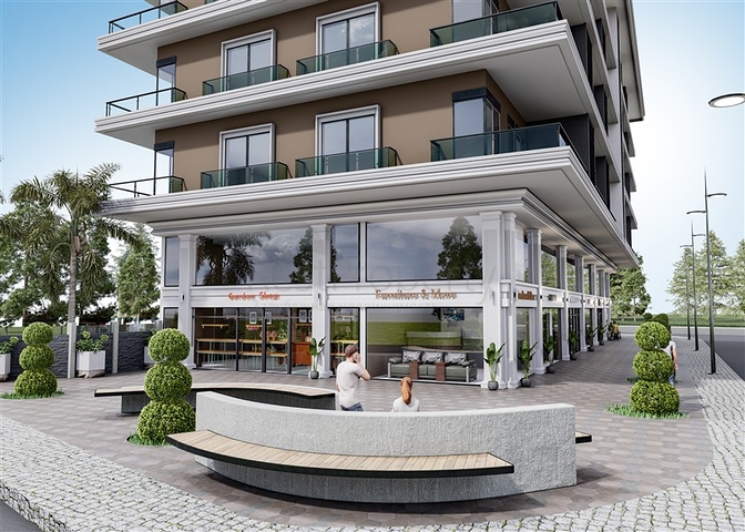 Новый строящийся проект в районе Махмутлар