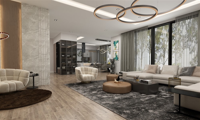 Проект элитных вил 5+1 в центре Алании с шикарным панорамным видом