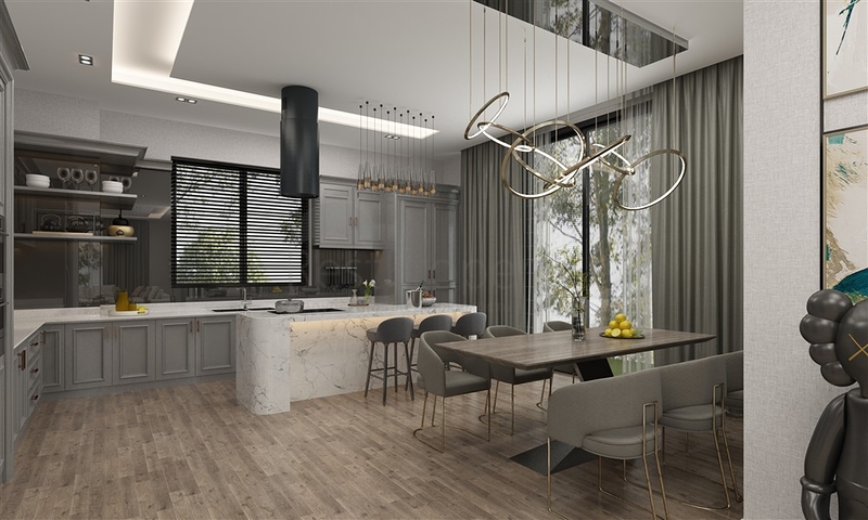 Проект элитных вил 5+1 в центре Алании с шикарным панорамным видом