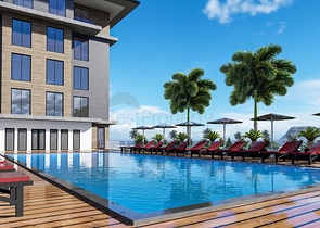  Квартира 1+1 на берегу моря в районе Оба