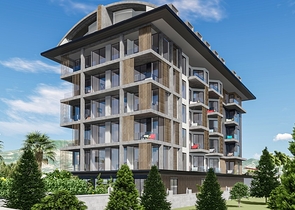  Квартира 1+1 на берегу моря в районе Оба