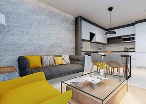 Квартира 1+1 в 550 м от моря в центре Алании