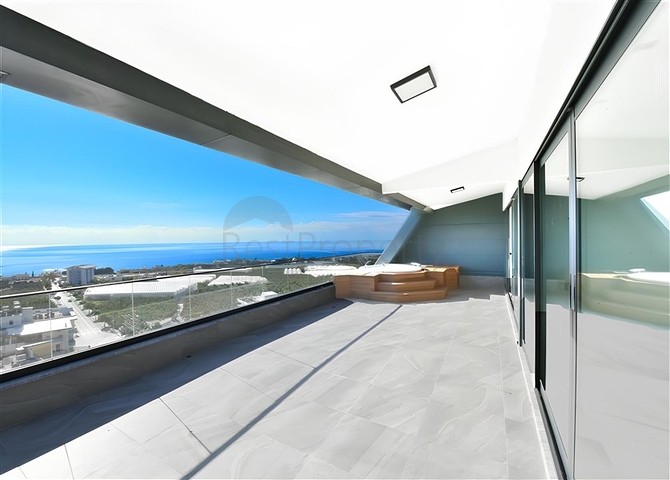 Комплекс роскошных вилл с видом на море в Авсалларе