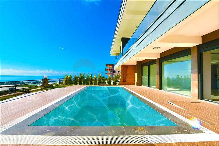 Комплекс роскошных вилл с видом на море в Авсалларе