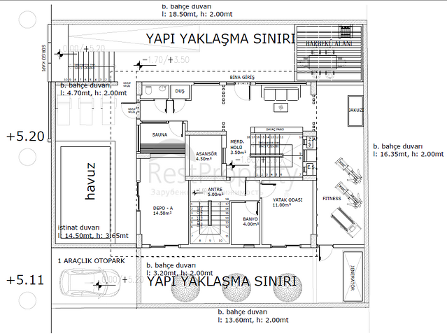 Новый комплекс в районе пляжа Клеопатры