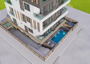 Новый комплекс в районе пляжа Клеопатры