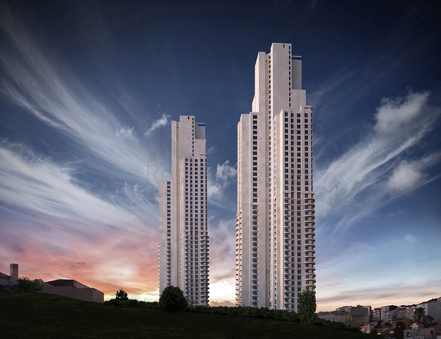 Квартиры в центре Стамбула с видом на море 