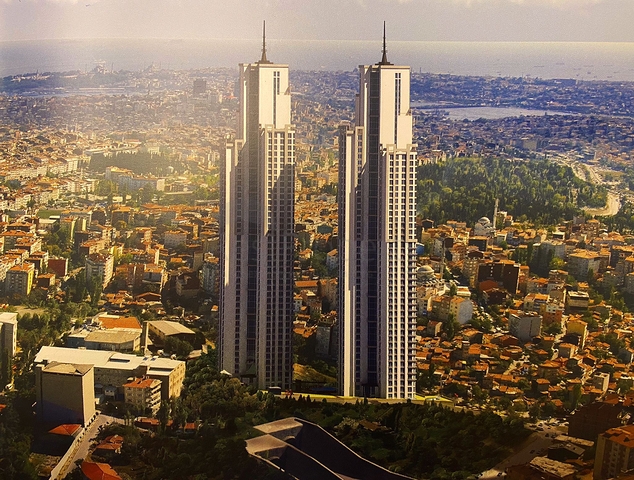 Квартиры в центре Стамбула с видом на море 