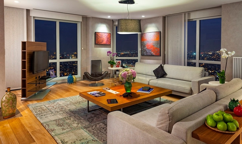 Квартиры в центре Стамбула с видом на море 