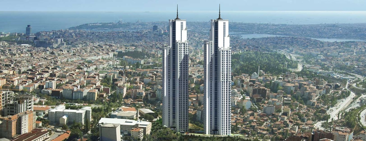 Квартиры в центре Стамбула с видом на море 