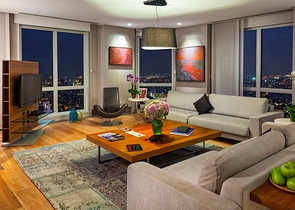 Квартиры в центре Стамбула с видом на море 