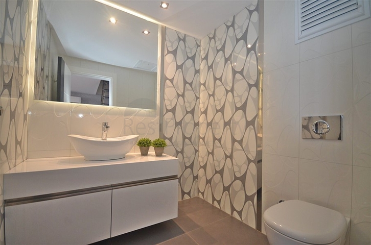 Меблированный пентхаус 2+1 с видом на Средиземное море